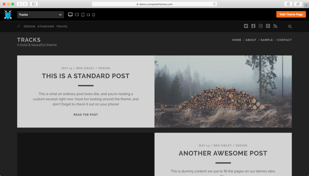 Portal Pada Tema Wordpress Yang Sekaligus Juga Sebagai Tempat Para Desainer